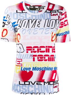 Love Moschino футболка с логотипом