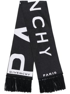 Givenchy трикотажный шарф с логотипом