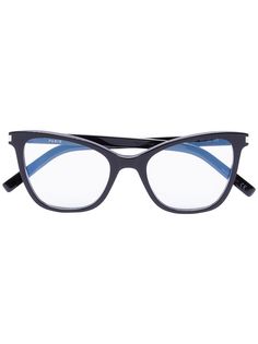 Saint Laurent Eyewear солнцезащитные очки в оправе кошачий глаз