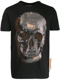 Philipp Plein футболка с декором Skull