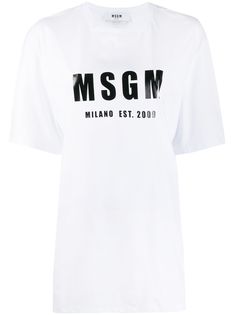 MSGM logo print T-shirt