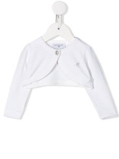 Monnalisa long-sleeved cropped cardigan