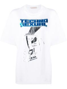 Christopher Kane футболка с принтом Techno Sexual