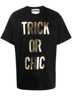 Moschino футболка Trick Or Chic