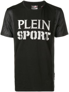 Plein Sport футболка с печатью логотипа