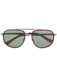 Persol солнцезащитные очки в массивной оправе