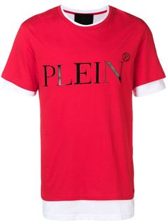 Philipp Plein многослойная футболка с логотипом