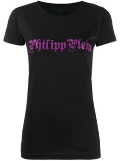 Philipp Plein футболка с короткими рукавами и декором Skull