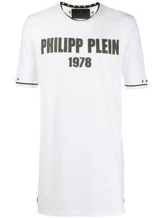 Philipp Plein футболка оверсайз с круглым вырезом