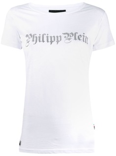 Philipp Plein футболка с короткими рукавами и декором Skull