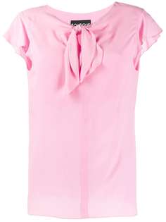 Boutique Moschino блузка с перекрученной деталью