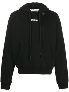 Off-White худи Wavy Line с логотипом