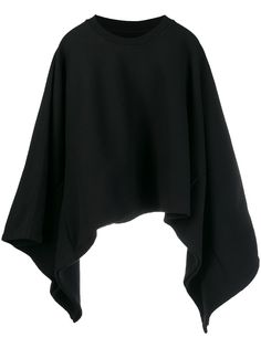 Mm6 Maison Margiela укороченная толстовка асимметричного кроя