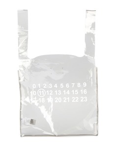 Maison Margiela прозрачная сумка-тоут с принтом
