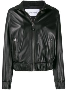 Calvin Klein укороченная куртка с высоким воротником