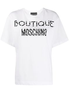 Boutique Moschino футболка с принтом