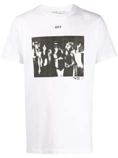 Off-White футболка с логотипом