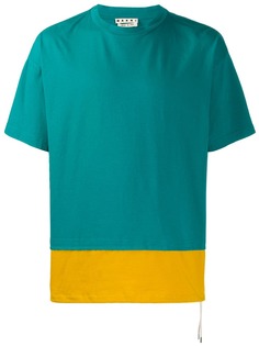 Marni футболка в стиле колор-блок