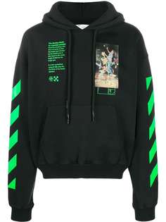 Off-White PASCAL PAINTING OVER HOODIE BLACK MULTIC