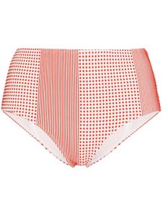 Lemlem Luchia high-waisted printed bikini bottoms