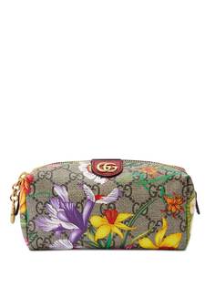 Gucci косметичка Ophidia с принтом Flora