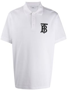 Burberry TB monogram polo shirt