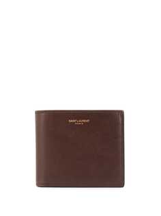 Saint Laurent East/West logo-stamp wallet