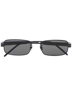 Saint Laurent Eyewear солнцезащитные очки в узкой оправе