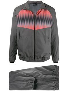 Ea7 Emporio Armani спортивный костюм с графичным принтом