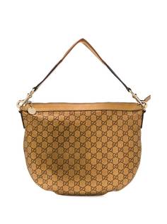 Gucci Pre-Owned сумка на плечо с монограммой и эффектом металлик