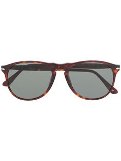 Persol солнцезащитные очки в геометричной оправе