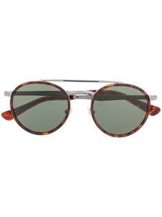 Persol солнцезащитные очки в круглой оправе