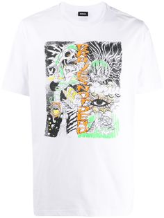 Diesel футболка с графичным принтом