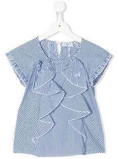 Monnalisa ruffled bow embellished blouse