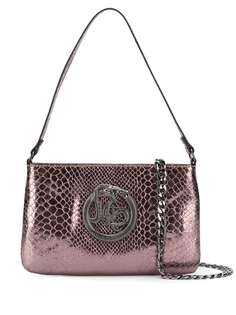 Just Cavalli serpent plaque cross body bag