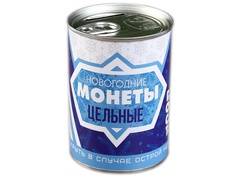 Копилка для денег СИМА-ЛЕНД Новогодние монеты цельные 10x7.3x7.3cm 4344952