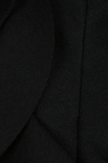 Черный топ с оборкой Ermanno Scervino