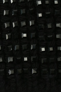 Черная шапка-бини с кристаллами Ermanno Scervino
