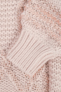 Персиковый свитер с кристаллами Ermanno Scervino