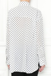 Белая блузка с узором Ermanno Scervino