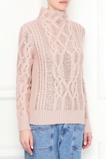 Персиковый свитер с кристаллами Ermanno Scervino