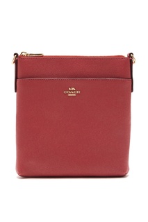 Розовая сумка Messenger Coach