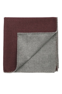 Бордовый шерстяной платок-паше Eton