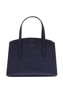 Синяя сумка Charlie Carryall 28 Coach