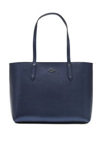 Синяя сумка Central Tote With Zip Coach