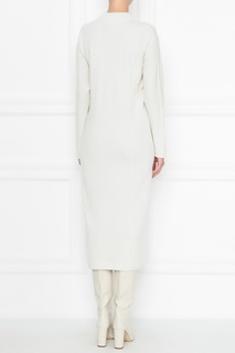 Кремовое трикотажное платье Jil Sander