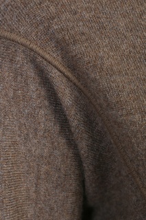 Светло-коричневое трикотажное платье Jil Sander
