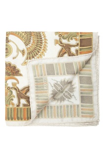 Нагрудный шелковый платок с принтами Eton