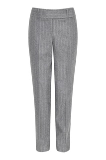 Серые брюки с отделкой в полоску Ermanno Scervino