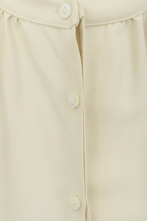 Кремовое шерстяное платье Jil Sander